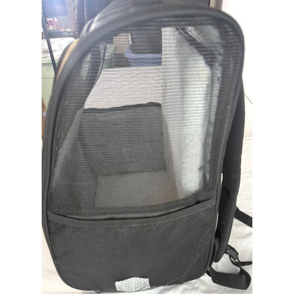 Kenneth Cole Reaction Black Pet Carrier Backpack- New No Tag - Picture 4 of 6